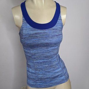 Lululemon Enhearten Tank Heather blue top